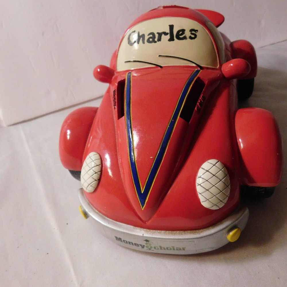 Money Scholar Race Car Toy Piggy Bank